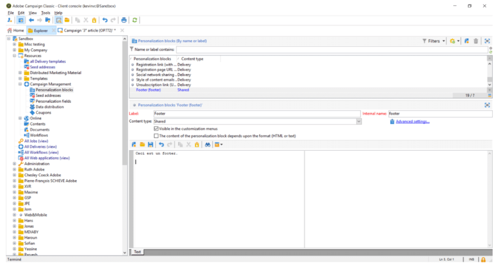 12 - Bien utiliser les fonctionnalités d’Adobe Campaign - Perfectionnement 2