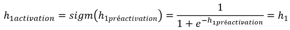 7 - Machine Learning et Réseaux de neurones : préactivation en 2 temps