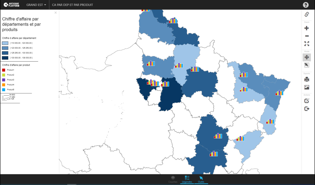 Use case Géo Décisionnel - Analyse de la performance produit à une unité géographique plus fine