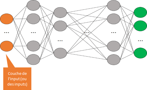 Réseau de neurones - couche de l'input