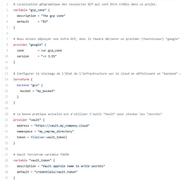 Terraform avec GCP - Configuration de base