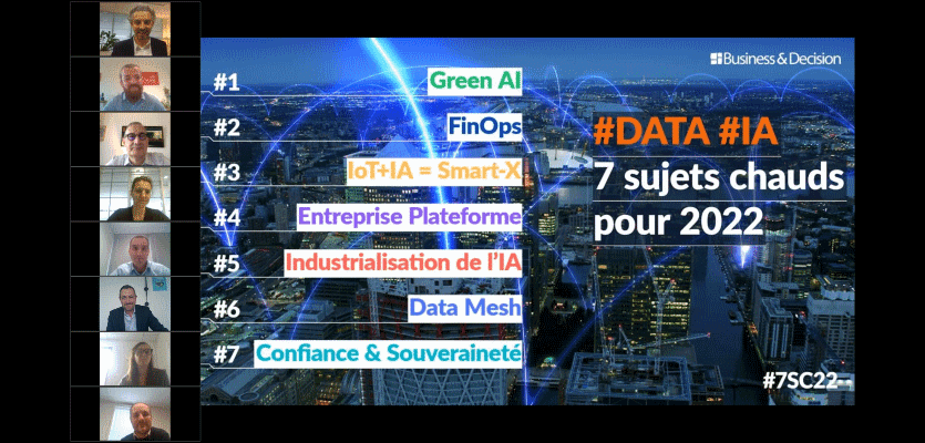 Data / IA : nos experts décryptent les 7 sujets chauds pour 2022