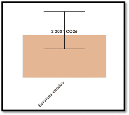 Résultat du Bilan Carbone - Services vendus
