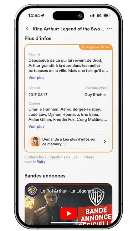 Léa, l’assistant de l’app "Memorizer"